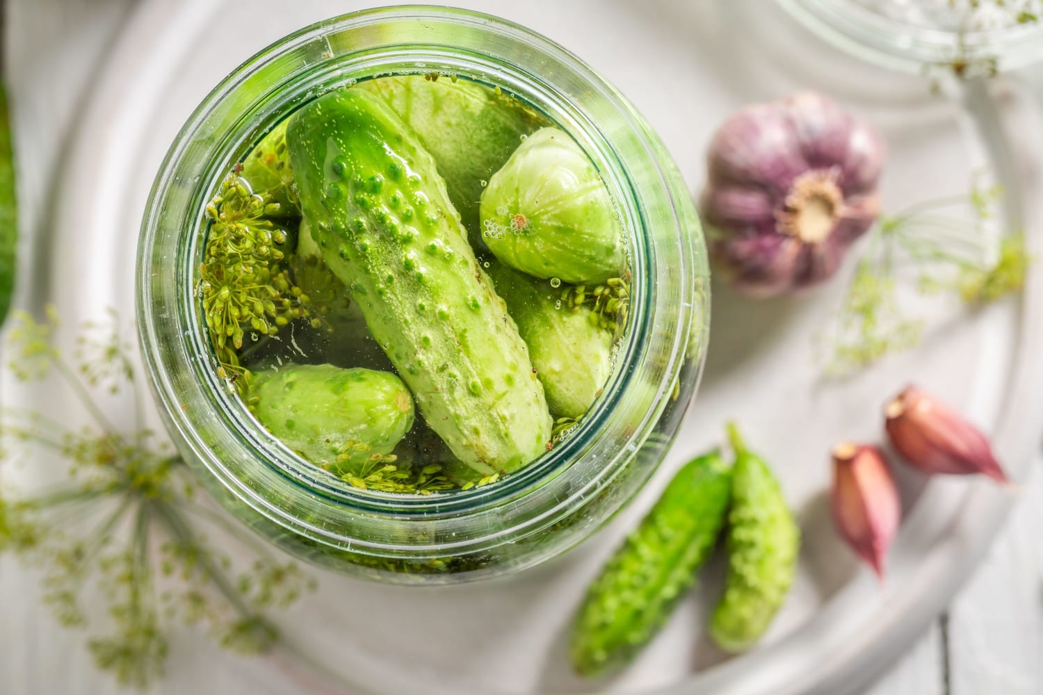 A jar of pickles